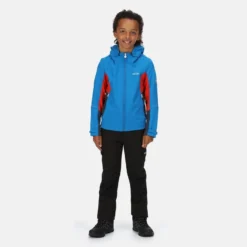 Regatta Acidity Softshell Wandeljas Met Volledige Rits Voor Kinderen - Blauw -Mode Geest Verkoop acidity softshell wandeljas met volledige rits voor kinderen blauw 4