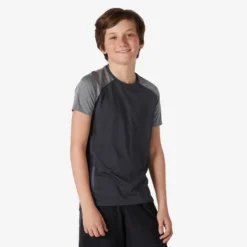 Ademend Technisch T-shirt Voor Kinderen S580 Zwart