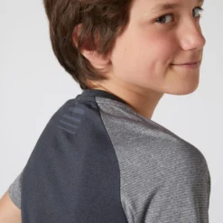 Ademend Technisch T-shirt Voor Kinderen S580 Zwart -Mode Geest Verkoop ademend technisch t shirt voor kinderen s580 zwart 3