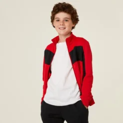 Ademend Trainingspak Voor Kinderen S500 Synthetisch Materiaal -Mode Geest Verkoop ademend trainingspak voor kinderen s500 synthetisch materiaal rood en zwart 3