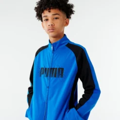 Puma Ademend Trainingspak Voor Kinderen Synthetisch Blauw Zwart -Mode Geest Verkoop ademend trainingspak voor kinderen synthetisch blauw zwart 2