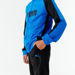 Puma Ademend Trainingspak Voor Kinderen Synthetisch Blauw Zwart -Mode Geest Verkoop ademend trainingspak voor kinderen synthetisch blauw zwart 3