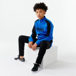 Puma Ademend Trainingspak Voor Kinderen Synthetisch Blauw Zwart -Mode Geest Verkoop ademend trainingspak voor kinderen synthetisch blauw zwart 5