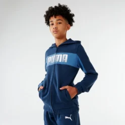 Puma Ademend Trainingspak Voor Kinderen Synthetisch Groen -Mode Geest Verkoop ademend trainingspak voor kinderen synthetisch groen 2