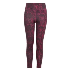 ADIDAS AEROREADY Animal-Print Optime 7/8 High-Rise Pocket Legging