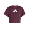 ADIDAS AEROREADY Animal-Print T-shirt