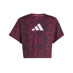 ADIDAS AEROREADY Animal-Print T-shirt