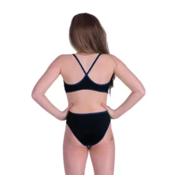 Akron Meisjes Babele Bicolor Badpak - Rood / Zwart -Mode Geest Verkoop akron meisjes babele bicolor badpak rood zwart 2