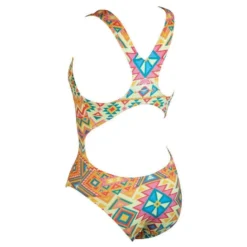 Akron Meisjes Inca Badpak - Geel -Mode Geest Verkoop akron meisjes inca badpak geel 2