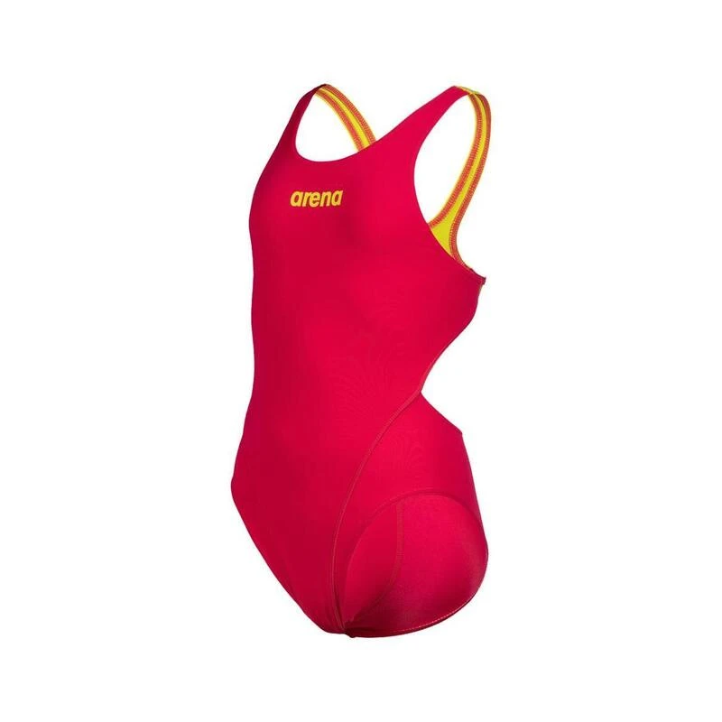 Arena Girl's Team Swim Tech Swimsuit - Freak/Soft Green 2 Arena Girl's Team Swim Tech Swimsuit - Freak/Soft Green - Afbeelding 2