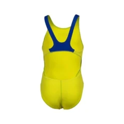 Arena Girl's Team Swim Tech Swimsuit - Soft Green/Neon Blue -Mode Geest Verkoop arena girls team swim tech swimsuit soft greenneon blue 4
