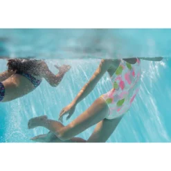 Meisjesbadpak Lila Oto -Mode Geest Verkoop badpak voor zwemmen meisjes lila ama wit 7