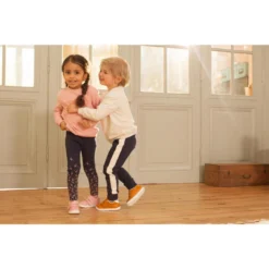 Kindersweater Peuter- En Kleutergym Decat'oons -Mode Geest Verkoop basic sweater voor kinderen roze met motief 8