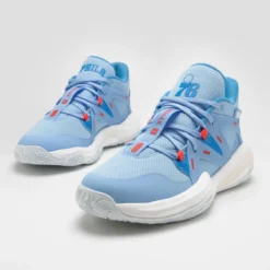 Basketbalschoenen Philadelphia Sixers Kinderen NBA Mid-3-JR -Mode Geest Verkoop basketbalschoenen philadelphia sixers kinderen nba mid 3 jr blauw 8