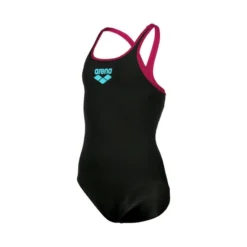 Arena Big Logo Pro Back-badpak Voor Meisjes - Zwart/ Freak Rose -Mode Geest Verkoop big logo pro back badpak voor meisjes zwart freak rose 3