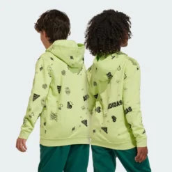 ADIDAS Brand Love Allover Print Ritshoodie Kids -Mode Geest Verkoop brand love allover print ritshoodie kids 2