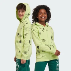 ADIDAS Brand Love Allover Print Ritshoodie Kids