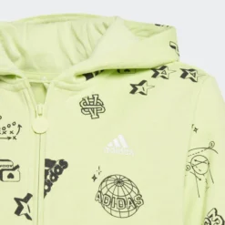 ADIDAS Brand Love Allover Print Ritshoodie Kids -Mode Geest Verkoop brand love allover print ritshoodie kids 3