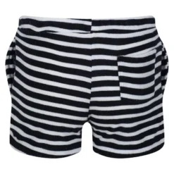 Regatta Childrens/Kids Dayana Towelling Stripe Casual Shorts (Marine / Wit) 6 Regatta Childrens/Kids Dayana Towelling Stripe Casual Shorts (Marine / Wit) -Mode Geest Verkoop childrenskids dayana towelling stripe casual shorts marine wit 1