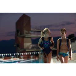 Chloorbestendig Meisjesbadpak Lexa -Mode Geest Verkoop chloorbestendig zwembadpak voor meisjes lexa kali blauw 7