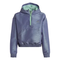 ADIDAS Dance Loose Fit Woven Sportjack Met Capuchon