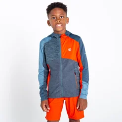 Dare 2b De Hero Core Stretch Wandelfleece Met Volledige Rits Voor Kinderen - Blauw -Mode Geest Verkoop de hero core stretch wandelfleece met volledige rits voor kinderen blauw 3