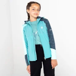 Dare 2b De Hero Core Stretch Wandelfleece Met Volledige Rits Voor Kinderen - Groen -Mode Geest Verkoop de hero core stretch wandelfleece met volledige rits voor kinderen groen 3