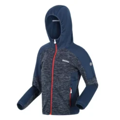 Regatta Dissolver V Wandelfleece Met Volledige Rits Voor Kinderen - Midden Marineblauw
