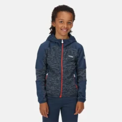 Regatta Dissolver V Wandelfleece Met Volledige Rits Voor Kinderen - Midden Marineblauw -Mode Geest Verkoop dissolver v wandelfleece met volledige rits voor kinderen midden marineblauw 4
