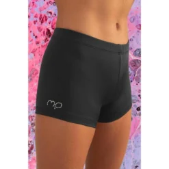 Donkergrijze Strakke Turn- En Dansshort Voor Meisjes