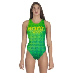 Element Earth Meisjes Badpak Akron - Groen