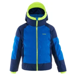 WEDZE ERG WARME, WATERDICHTE EN GEWATTEERDE SKI-JAS VOOR KINDEREN 580 WARM -Mode Geest Verkoop erg warme waterdichte en gewatteerde ski jas voor kinderen 580 warm blauw 7
