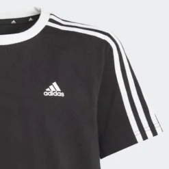 ADIDAS Essentials 3-Stripes Cotton Loose Fit Boyfriend T-shirt -Mode Geest Verkoop essentials 3 stripes cotton loose fit boyfriend t shirt 2