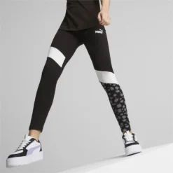 Essentials+ Animal Block Legging Voor Jongeren PUMA -Mode Geest Verkoop essentials animal block legging voor jongeren puma 3