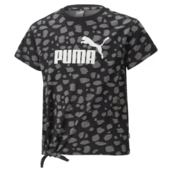 Essentials+ Animal Geknoopt T-shirt Met Print Voor Jongeren PUMA