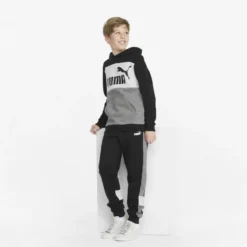 Essentials+ Colourblock Sweatpants Voor Jongeren PUMA -Mode Geest Verkoop essentials colourblock sweatpants voor jongeren puma 3