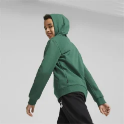 Essentials+ Hoodie Met Groot Tweekleurig Logo Voor Jongeren PUMA -Mode Geest Verkoop essentials hoodie met groot tweekleurig logo voor jongeren puma 3