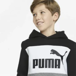 Essentials+ Hoodie Met Kleurblokken Voor Jongeren PUMA -Mode Geest Verkoop essentials hoodie met kleurblokken voor jongeren puma 4