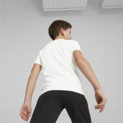 Essentials+ STREET ART Logo T-shirt Voor Jongeren PUMA -Mode Geest Verkoop essentials street art logo t shirt voor jongeren puma 2