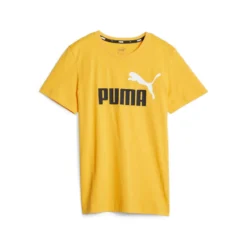 Essentials+ T-shirt Met Tweekleurig Logo Voor Jongeren PUMA