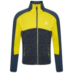 Dare 2b Exception Core Stretch Wandelfleece Met Volledige Rits Voor Kinderen - Grijs