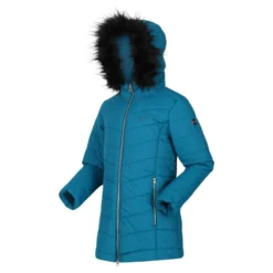 Regatta Fabrizia Geïsoleerde Parka Wandeljas Voor Kinderen - Helderblauw