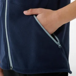 Quechua Fleece Bodywarmer Voor Wandelen Kinderen MH150 Grijsblauw 7-15 Jaar -Mode Geest Verkoop fleece bodywarmer voor wandelen kinderen mh150 grijsblauw 7 15 jaar 6