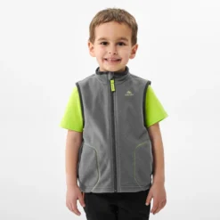Quechua Fleece Bodywarmer Voor Wandelen Voor Kinderen MH150 Grijs 2-6 Jaar -Mode Geest Verkoop fleece bodywarmer voor wandelen voor kinderen mh150 grijs 2 6 jaar 2