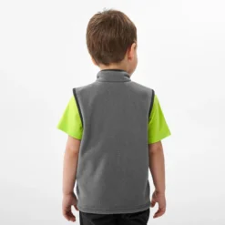 Quechua Fleece Bodywarmer Voor Wandelen Voor Kinderen MH150 Grijs 2-6 Jaar -Mode Geest Verkoop fleece bodywarmer voor wandelen voor kinderen mh150 grijs 2 6 jaar 3