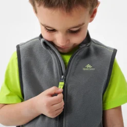 Quechua Fleece Bodywarmer Voor Wandelen Voor Kinderen MH150 Grijs 2-6 Jaar -Mode Geest Verkoop fleece bodywarmer voor wandelen voor kinderen mh150 grijs 2 6 jaar 4