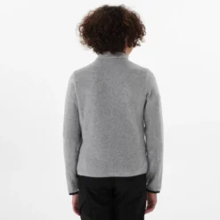 Quechua Fleece Forclaz 500 Kind AllOver -Mode Geest Verkoop fleece jas voor wandelen mh150 grijs kinderen 7 15 jaar 3