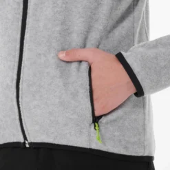 Quechua Fleece Forclaz 500 Kind AllOver -Mode Geest Verkoop fleece jas voor wandelen mh150 grijs kinderen 7 15 jaar 5