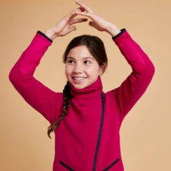 Meisjesfleece Voor Ruitersport -Mode Geest Verkoop fleece voor ruitersport kinderen 100 kardinaalroze 3