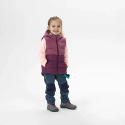 Quechua Gewatteerde Bodywarmer Voor Kinderen 2-6 Jaar Paars -Mode Geest Verkoop gewatteerde bodywarmer voor kinderen 2 6 jaar paars 3